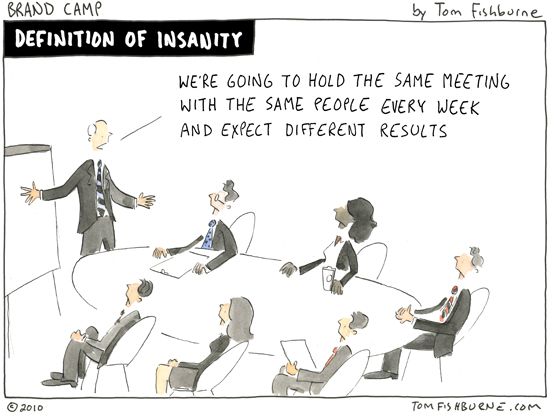 Mismas actitudes no conducen a resultados distintos